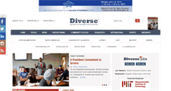 Desktop Screenshot of diverseeducation.com